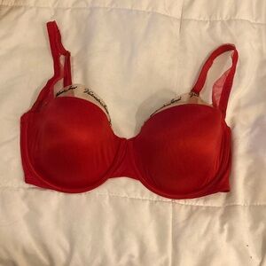 Victoria's Secret Bold Red Underwire Bra
